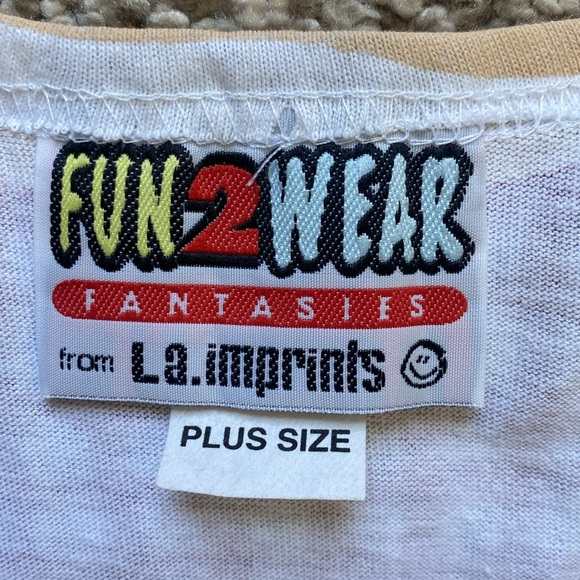 VINTANGE COUNTRY GIRL BODY OVERSIZED T-SHIRT SWIMSUIT COVER-UP 🌟NWOT🌟 - Picture 9 of 11